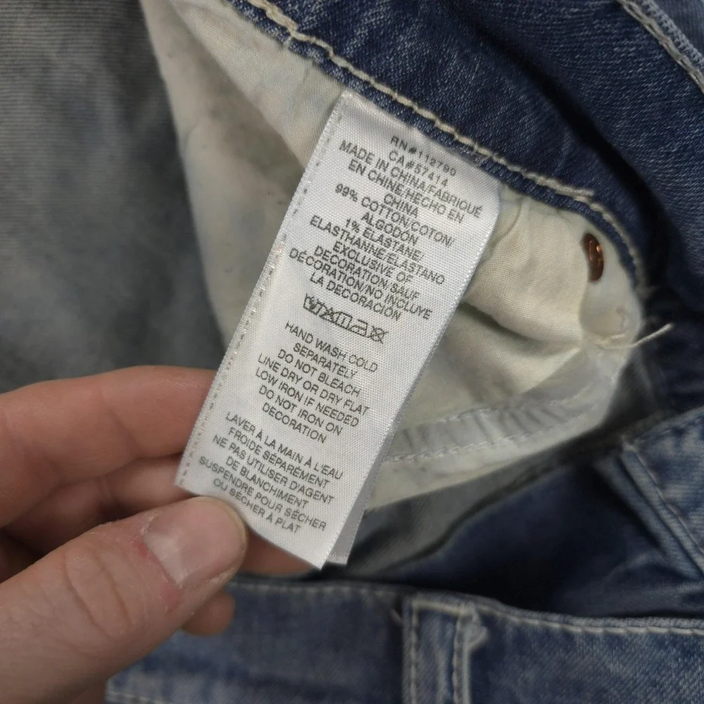 True‎ Religion X Playboy Jeans Mens 42x32 Blue Bobby Relaxed Baggy Denim Logo